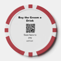 Bachelor QR Scan zu zahlen Bräutigam ein Getränk T
