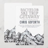 Bachelor Ski-Trip Wochenende Abfahrt