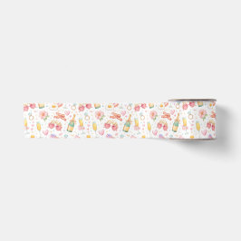 Bachelorette Bash – Watercolor Party Design Satinband