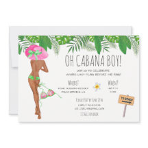 Bachelorette Beach Weekend Einladung