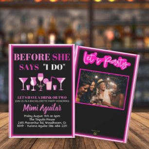 Bachelorette, bevor sie sagt, ich mache Einladung