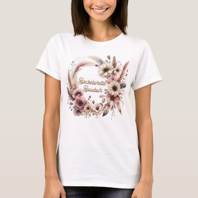‚Bachelorette Boudoir‘ T-Shirt (Vorderseite)