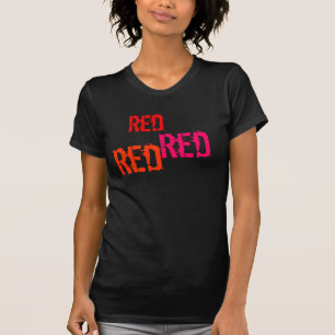 Bachelorette/Braut/Rot Rot T-Shirt
