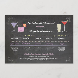 Bachelorette Brautparty Chalet Lila Route Programm