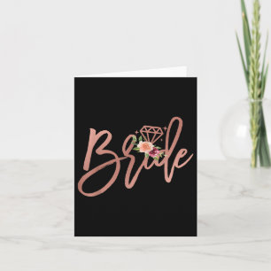 Bachelorette Bride Bridal Polterabend Gift Flor Karte