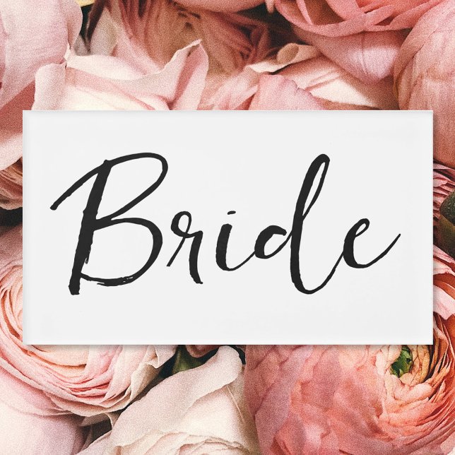 Bachelorette Bride Calligraphie Namenschild (Von Creator hochgeladen)