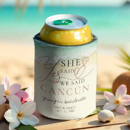 Bachelorette Can Cooler | Strand von Cancun Dosenkühler