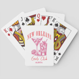 Bachelorette-Cocktail "New Orleans" Spielkarten