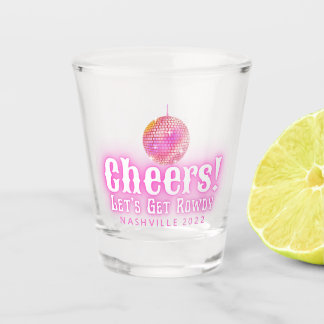 Bachelorette Cowgirl Disco Maßgeschneidertes Shot Schnapsglas