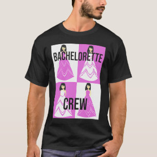 Bachelorette Crew Braut Abend Bechlorette Party T-Shirt