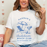 Bachelorette Custom Modern Minimalistisch Bridesma T-Shirt<br><div class="desc">Bachelorette Custom Modern Minimalistisch Bridesmaid</div>