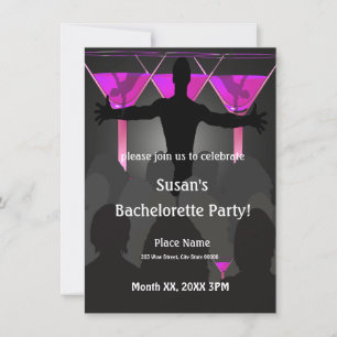 Bachelorette Dames Night Party Invitation