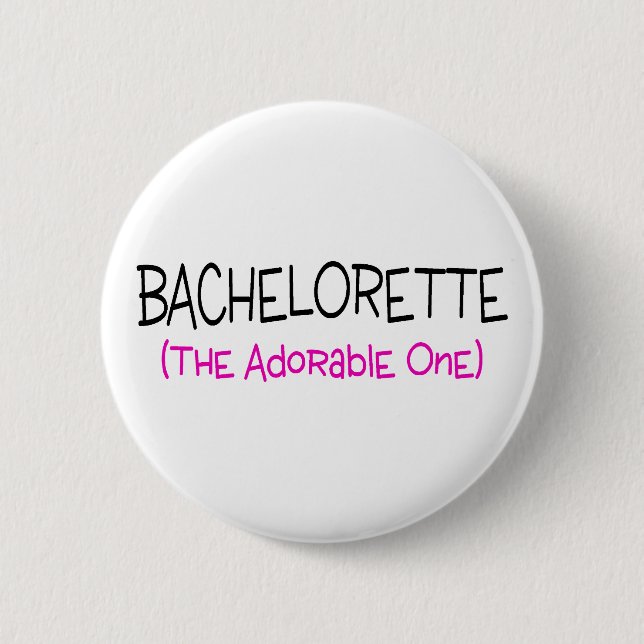 Bachelorette das entzückende button (Vorderseite)