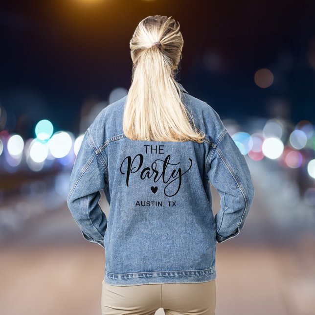 Bachelorette de Cute Austin (Cute jacket for the bridesmaids and besties bringing the party to the bride's bachelorette)