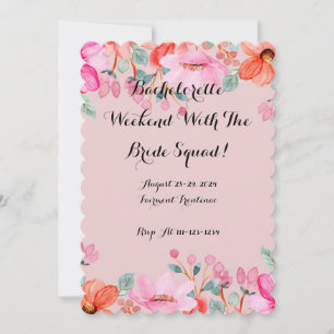BACHELORETTE-EINLADUNG SAVE THE DATE