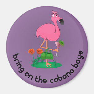 Bachelorette/Flamingo-Magnet Magnet