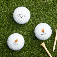 Bachelorette Golf Balls - Aperol Spritz