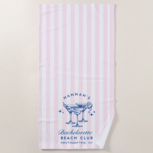 Bachelorette Grün & Gelb Modernes Badetuch