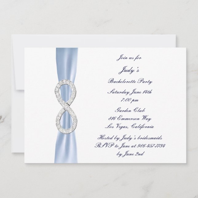 Bachelorette Infinity Bachelorette Invitation (Devant)