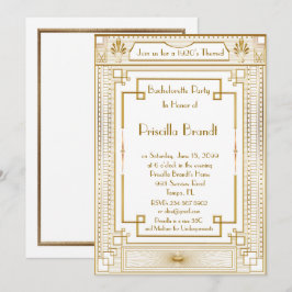 Bachelorette, invitation à la fête, grand Gatsby, 