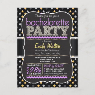 Bachelorette Invitation de la fête de Bachelorette