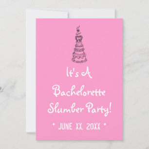 Bachelorette Invitation Personnalisé De La Fête Du