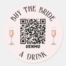 Bachelorette kauft die Braut einen QR-Code-Aufkleb