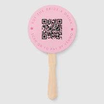 Bachelorette kauft die Braut einen Trinkrosa QR-Co