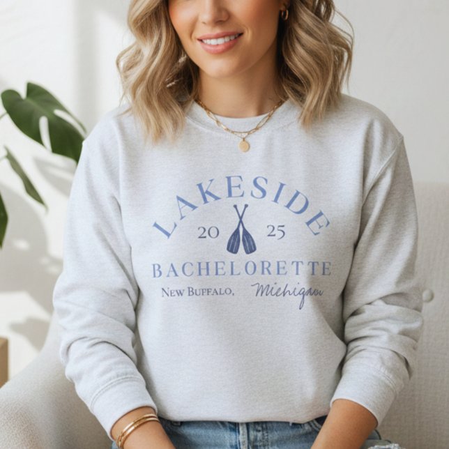 Bachelorette-Klassik Sweatshirt (Classic Coastal Lake Bachelorette Sweatshirt)