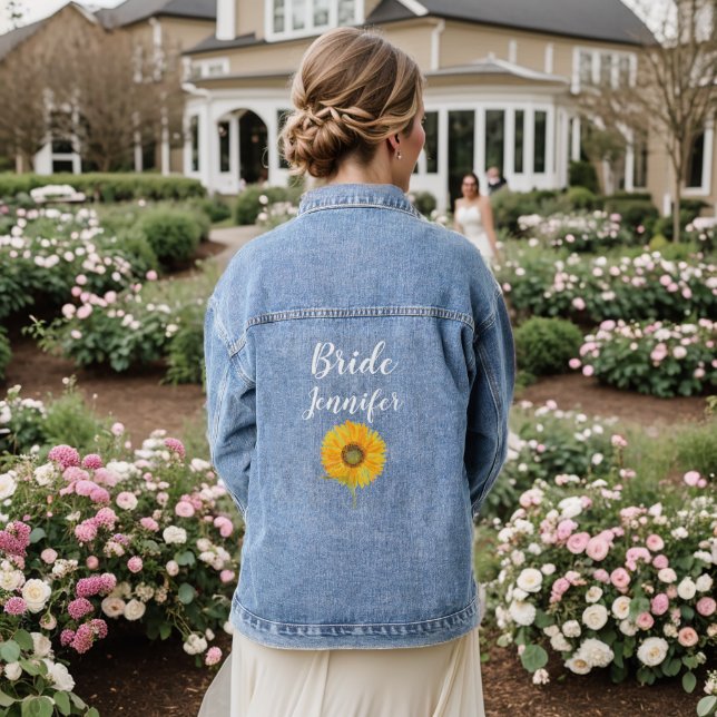 Bachelorette Mariage Fleur de Tournesol Mariée (Mariage Retour)
