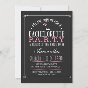 Bachelorette P A R T Y Invitation