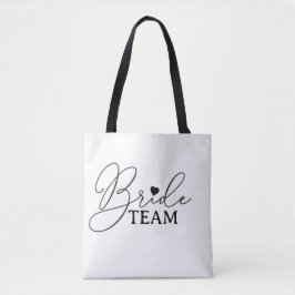 Bachelorette party bag bride team tasche