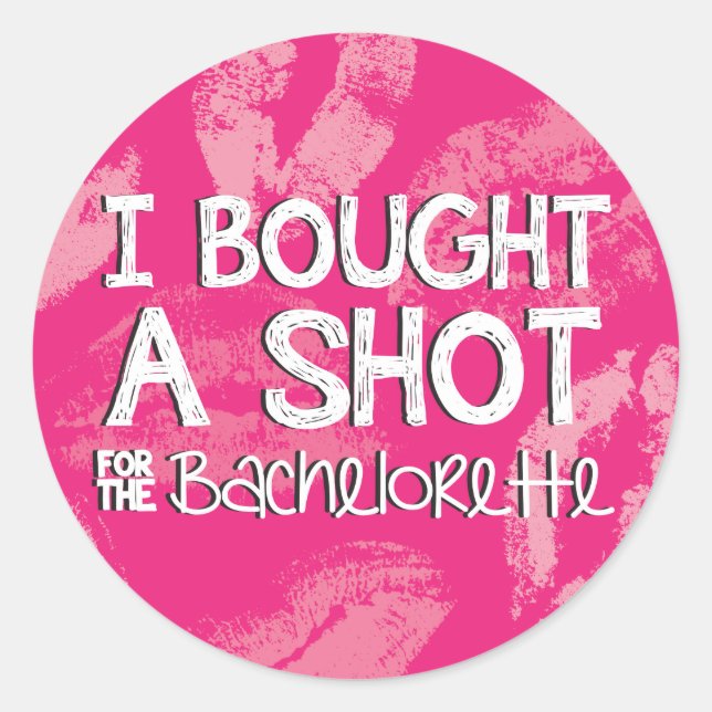 Bachelorette Party Boire Sticker (Devant)