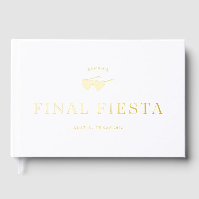 Bachelorette Party FINAL FIESTA Photo Livre d'or (Recto)