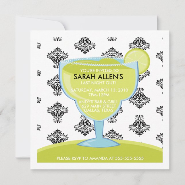 Bachelorette Party Invitation (Devant)