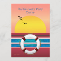 Bachelorette Party Invitation de croisière - Conce
