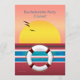 Bachelorette Party Invitation de croisière - Conce