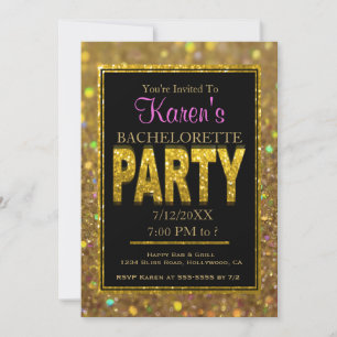Bachelorette Party Invitation   Parties scintillan