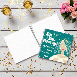 Bachelorette Party Memory Book | Spiral Notebook Notizbuch