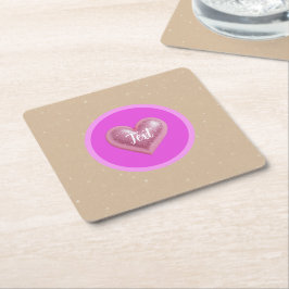 Bachelorette Pink-Party Rechteckiger Pappuntersetzer