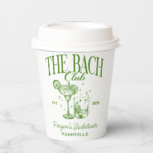 Bachelorette Retro Cocktail Grün