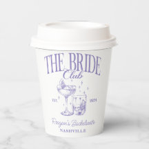 Bachelorette Retro Cocktail Lila Bridge