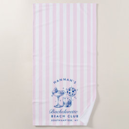 Bachelorette Retro Disco Strandtuch
