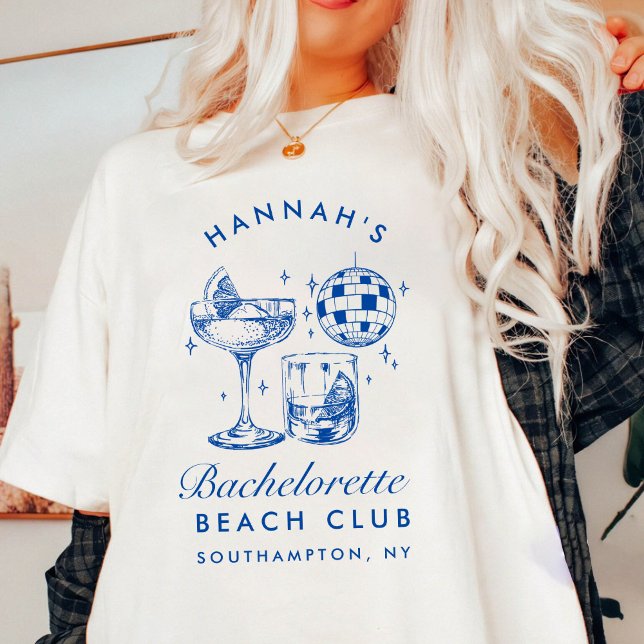 Bachelorette Retro Disco T-Shirt (Von Creator hochgeladen)
