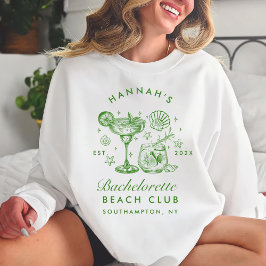 Bachelorette Retro Modern Minimalist Bridesmaid Sweatshirt