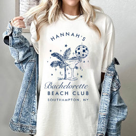 Bachelorette Retro Moderne Minimalistische Bridesm T-Shirt