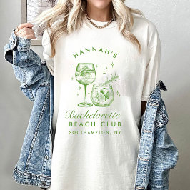 Bachelorette Retro Moderne Minimalistische Bridesm T-Shirt