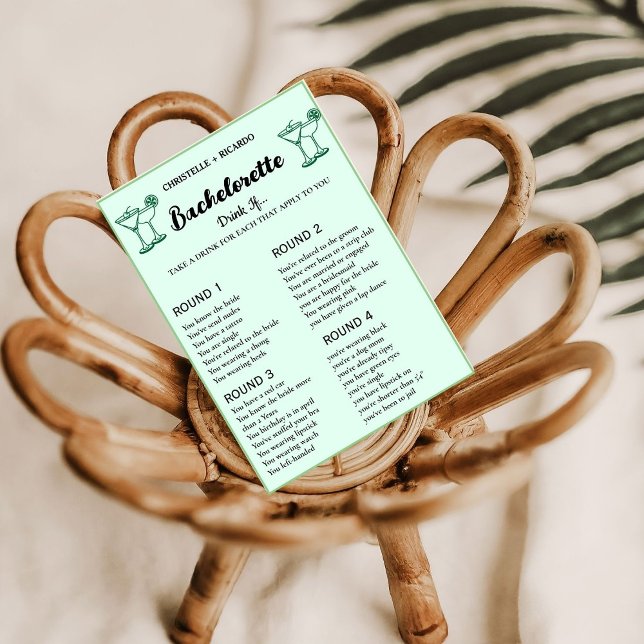Bachelorette-Spielkarte für Margs & Matrimony Ankündigung (Von Creator hochgeladen)