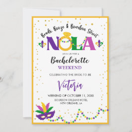 BACHELORETTE, STREET NOLA BACHELORETTE, BÖSE UND B EINLADUNG