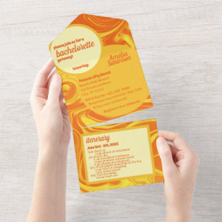 Bachelorette super tout en une invitation